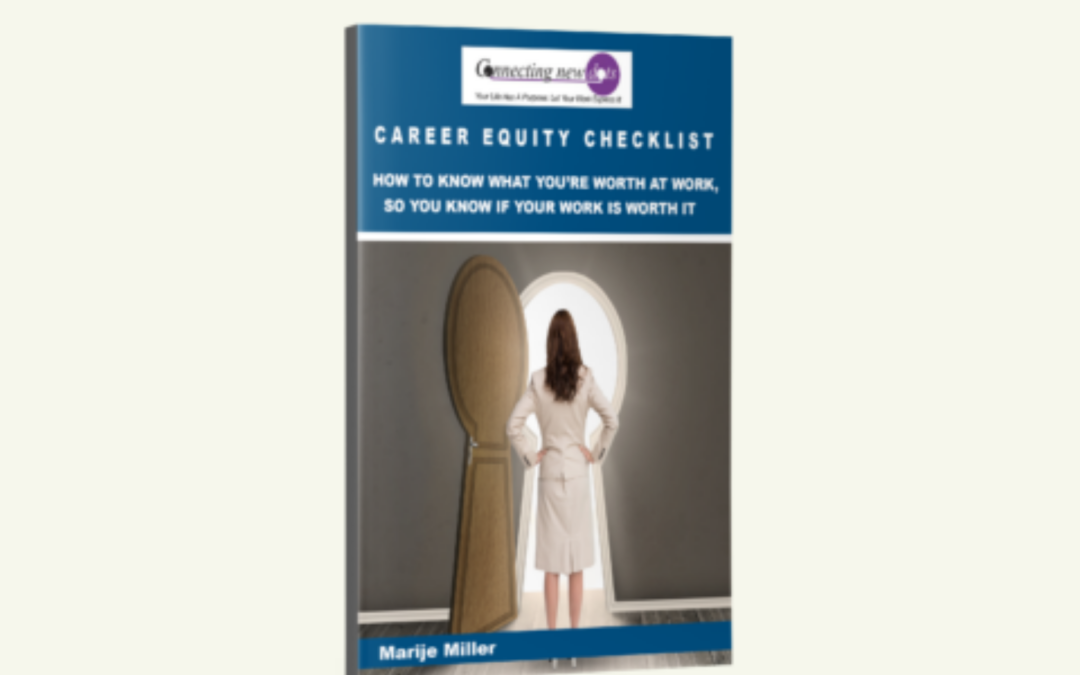 Career Equity checklist by Marije Miller